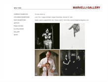 Tablet Screenshot of marvelligallery.com